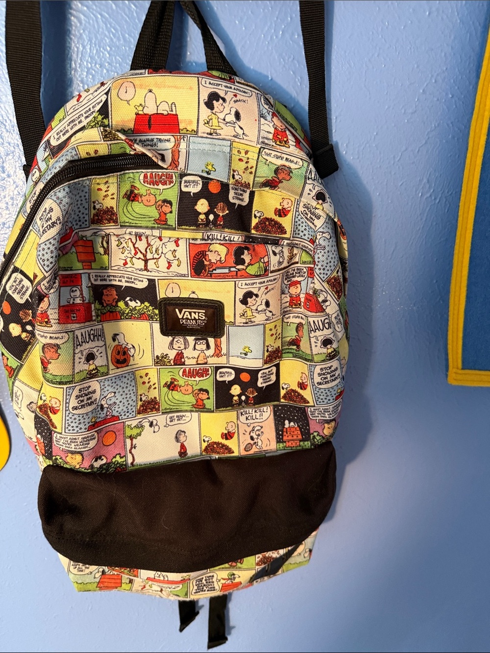 Vans Comic-Panel Backpack - Black, Yellow, Green, Red